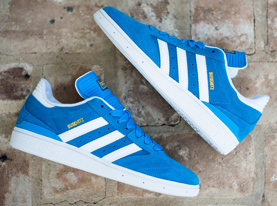 adidas Busenitz – Solar Blue – White
