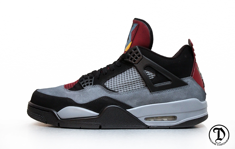 Air Jordan 4 Bordeaux Customs 03