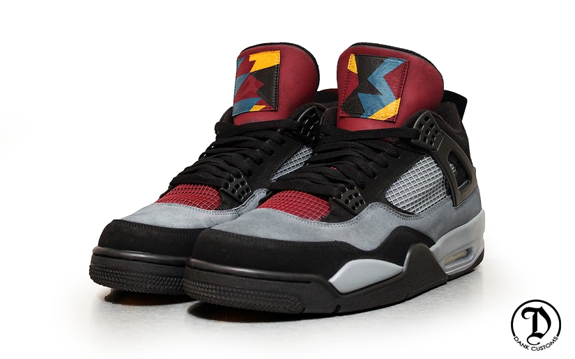 Air Jordan 4 Bordeaux Customs 05