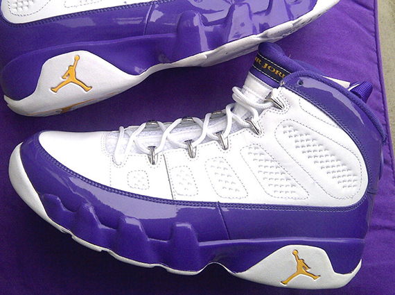 Air Jordan 9 - Kobe Bryant "Lakers" PE on eBay