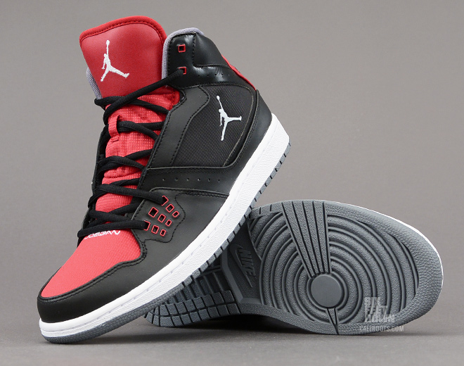 Jordan 1 Flight Black Gym Red White 03