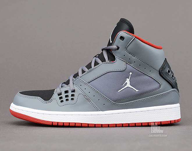 Jordan 1 Flight – Cool Grey – Black – Gym Red – White