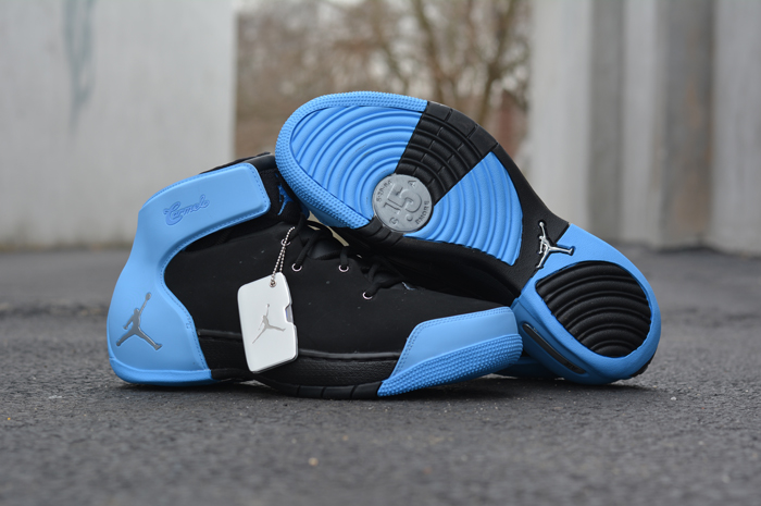 Jordan Melo 1 5 Black Metallic Silver University Blue 03