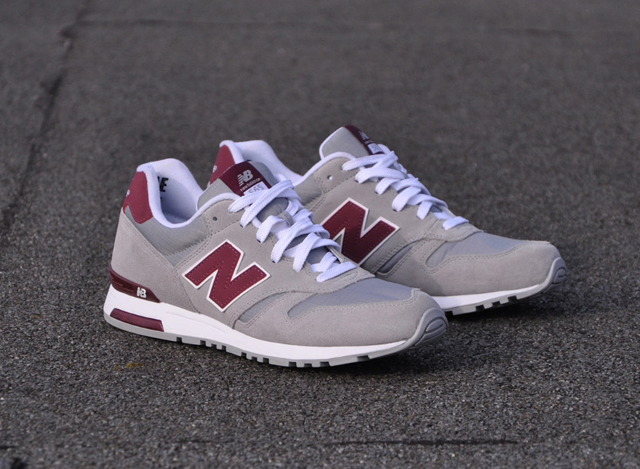 New Balance 565 Grey Maroon 5