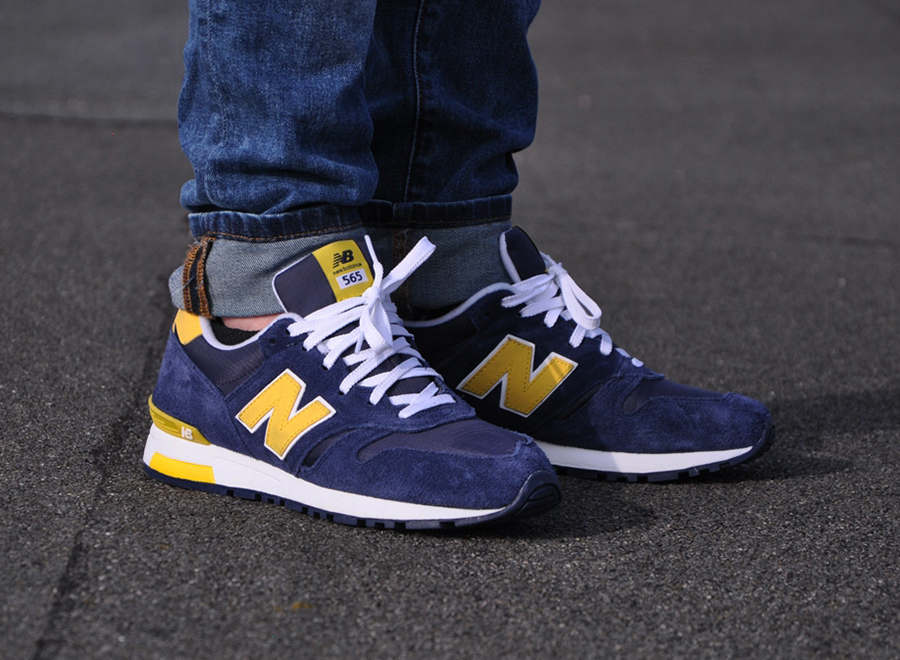 New Balance 565 – Navy – Yellow