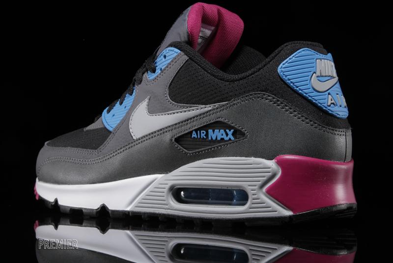 Nike Air Max 90 Essential Black Blue Pink 03