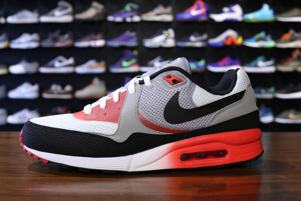 Nike Air Max Light C 1. 0 Cool Grey Black Light Crimson University Red 03