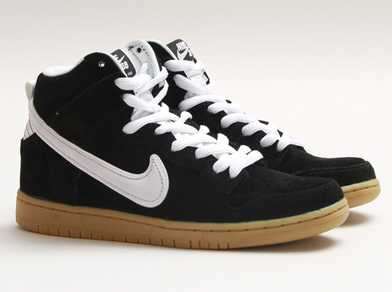 Nike SB Dunk High - Black - White - Gum Light Brown | Release Date