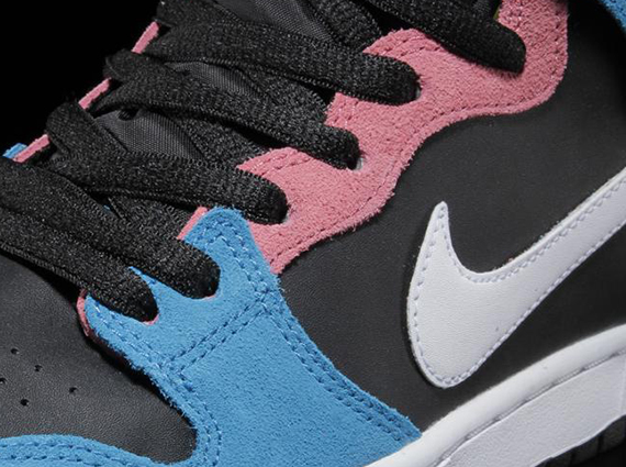 Nike SB Dunk High - Blue Hero - Black - Pink - Yellow