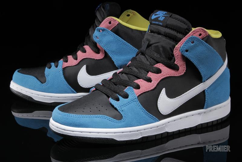 Nike Sb Dunk High Blue Hero White Black 6