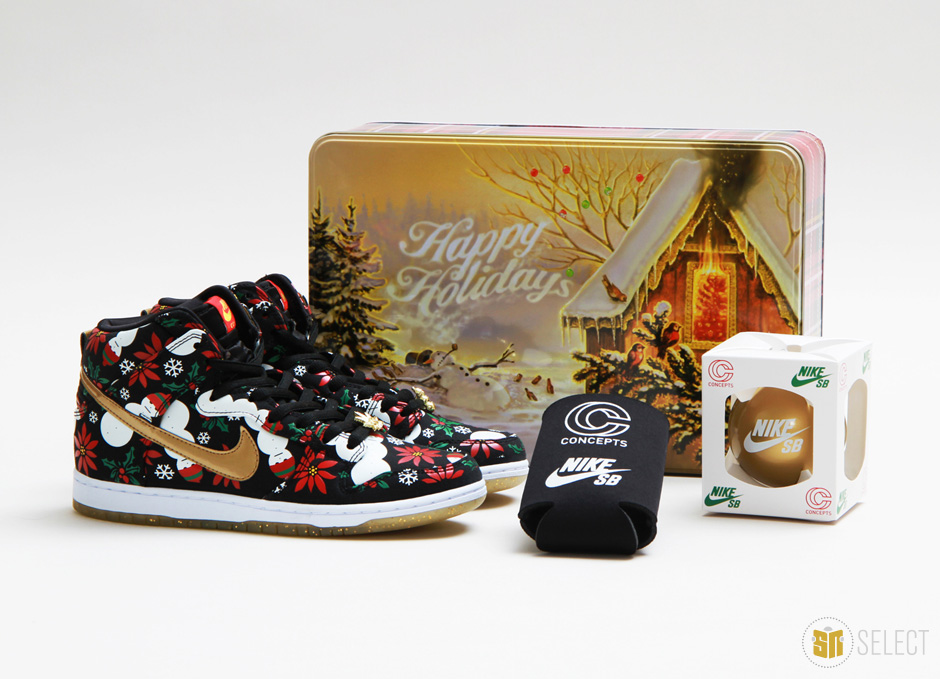 Sn Select Cncpts X Nike Sb Dunk Ugly Sweater 12