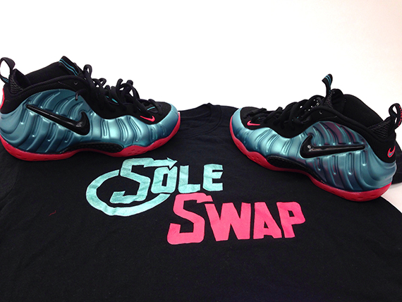 South Beach Nike Air Foamposite Pro Custom 2