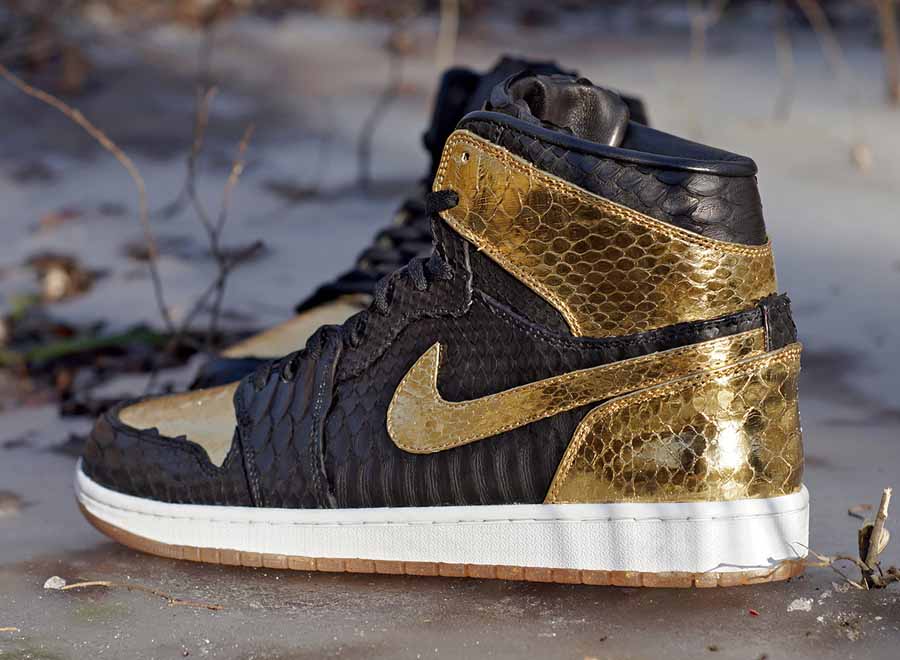 Air Jordan 1 “NYE Python” for Marcus Jordan by JBF Customs