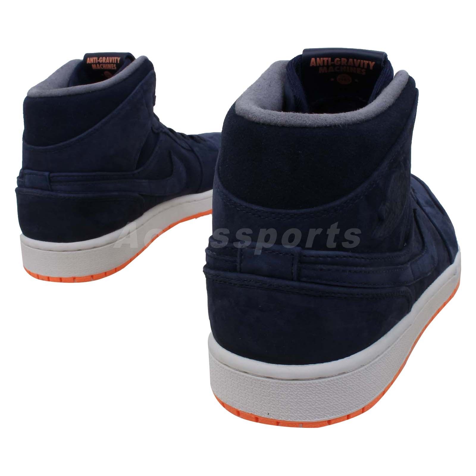 Air Jordan 1 Mid Nouveau Obsidain Orange 04