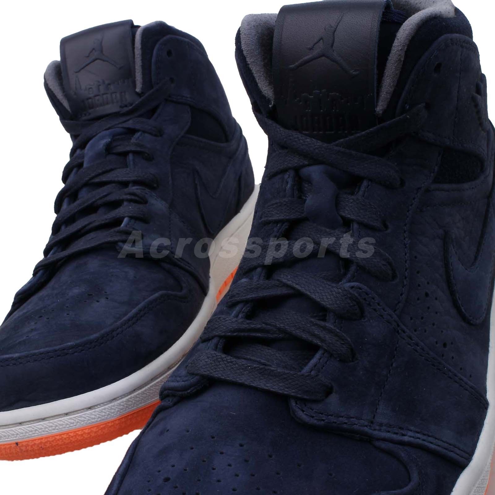 Air Jordan 1 Mid Nouveau Obsidain Orange 05