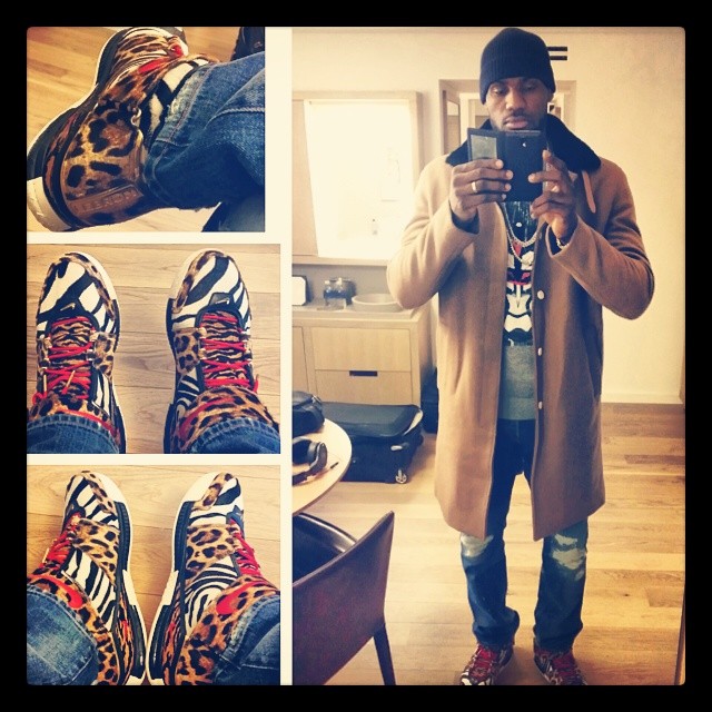 Nike Lebron 2 Leopard Zebra 1