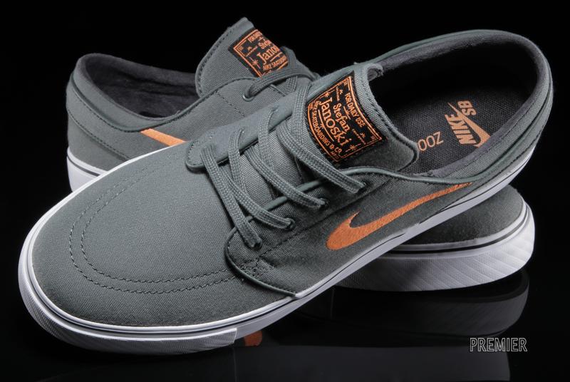 Nike Zoom Stefan Janoski Dark Mica Green Orange 05