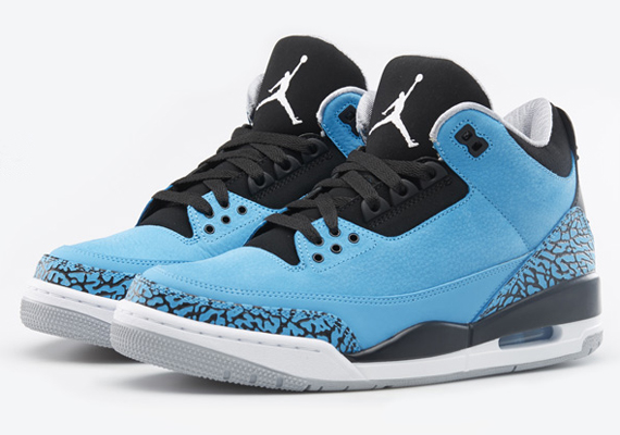 Powder Blue Jordan 3s