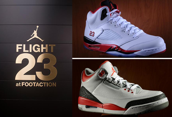 Jordan Brand Flight 23 NYC Restocks "Fire Red" Air Jordans