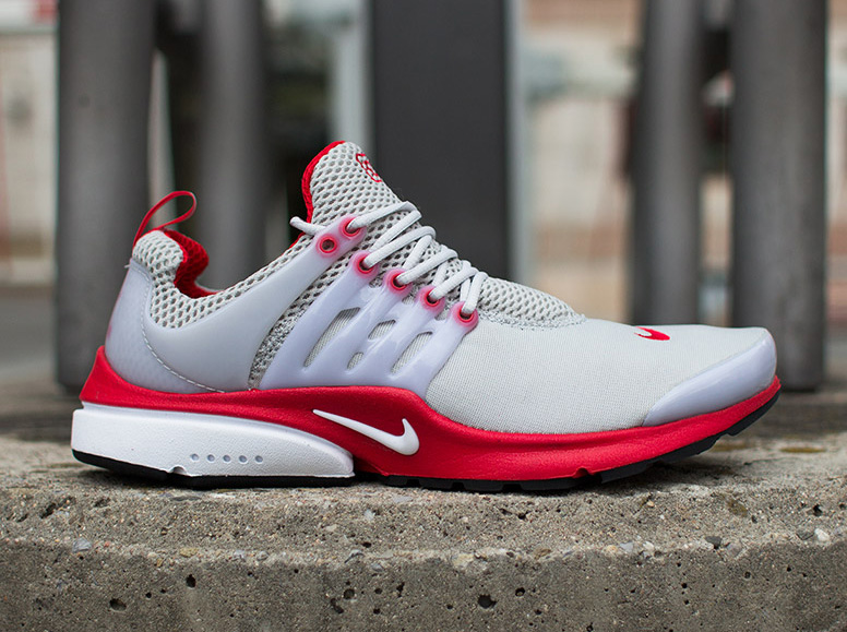 Nike Air Presto Grey Red 01