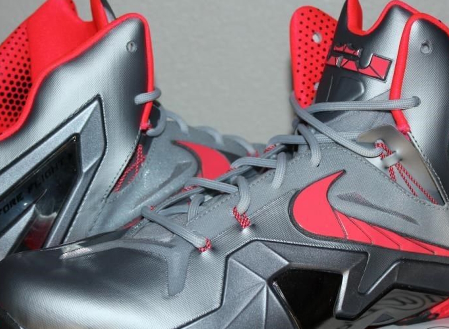 Nike LeBron 11 Elite – Wolf Grey – Crimson – Cool Grey – Black