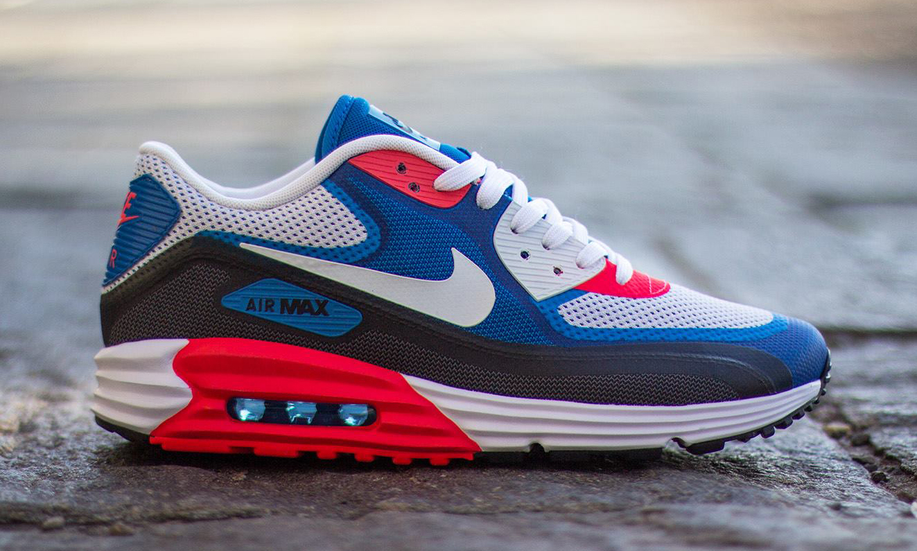 Nike Air Max Lunar90 3.0 Light Base Grey White Military Blur Photo Blue 01