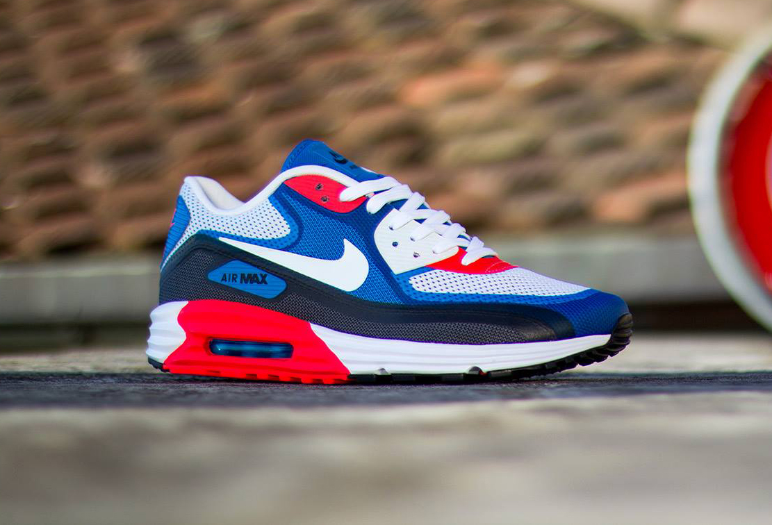 Nike Air Max Lunar90 3.0 Light Base Grey White Military Blur Photo Blue 02