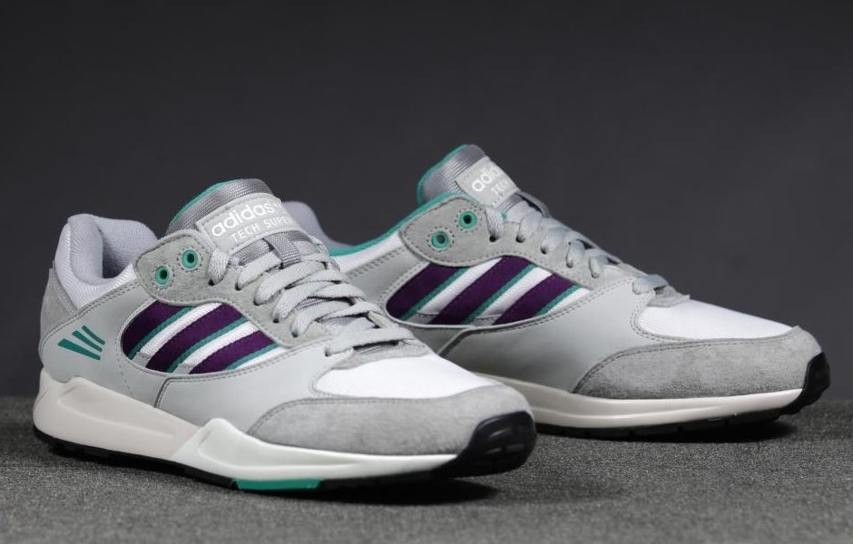 Adidas Tech Super Running White Tribal Purple Aluminum 03
