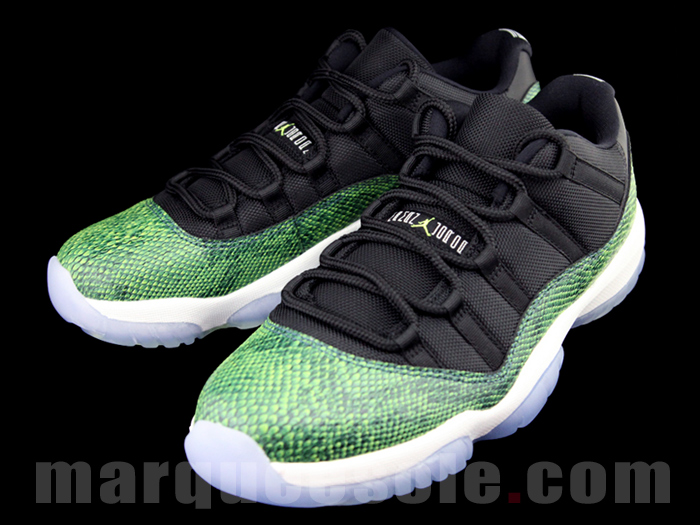 Air Jordan 11 Low Green Snake Release Date 08