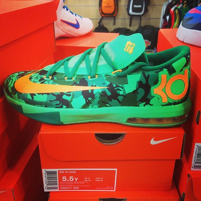 Nike Kd 6 Green Camo 01