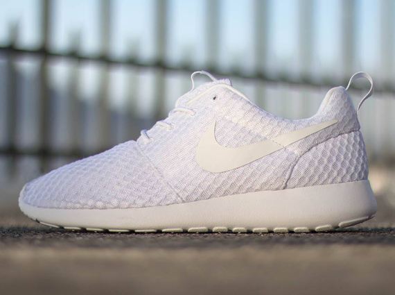 Nike Roshe Run White Mesh 1