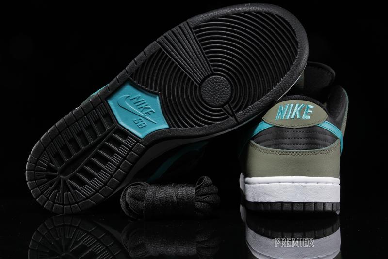 Nike Sb Dunk Low Medium Olive Turbo Green Black 03
