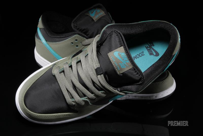 Nike Sb Dunk Low Medium Olive Turbo Green Black 06