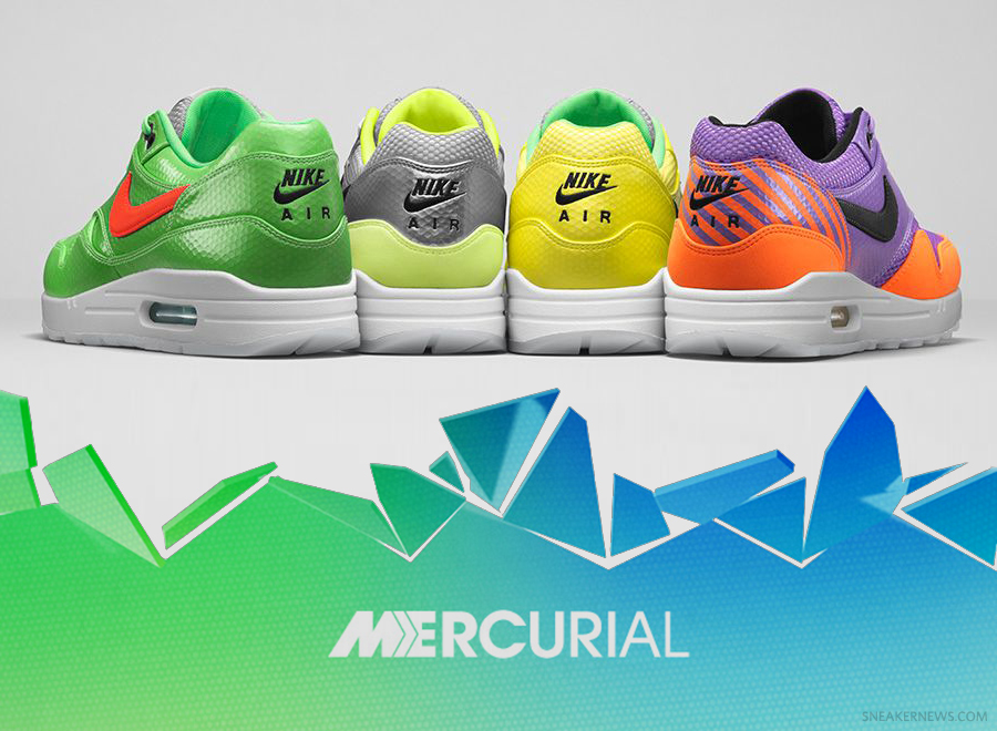 Mercurial Rising: Classic Nike Football Boots Lifted by Air Max