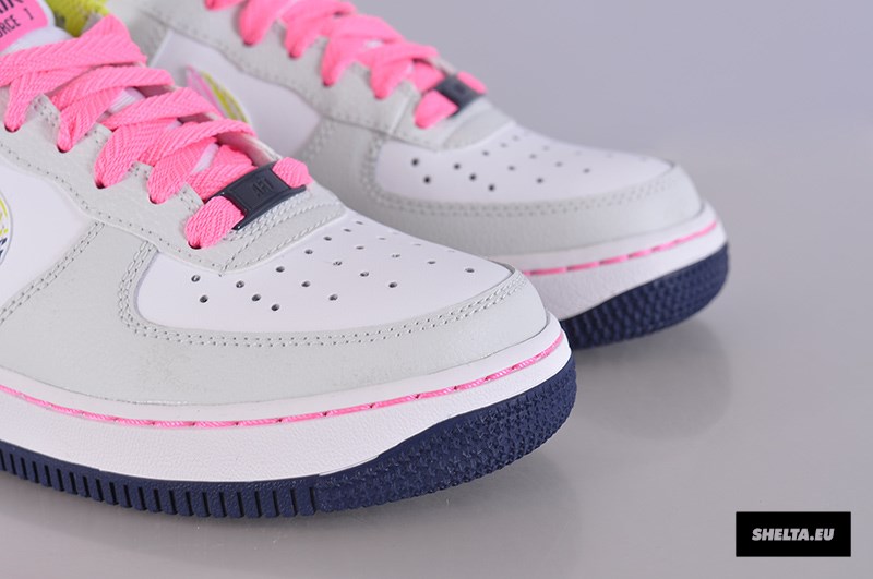 Nike Air Force 1 Gs Light Base Grey White Pink 08