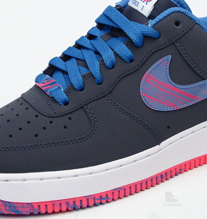 Nike Air Force 1 Low Midnight Navy Photo Blue Pink 06