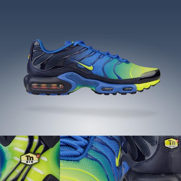 Nike Air Max Plus Blue Green Yellow 1
