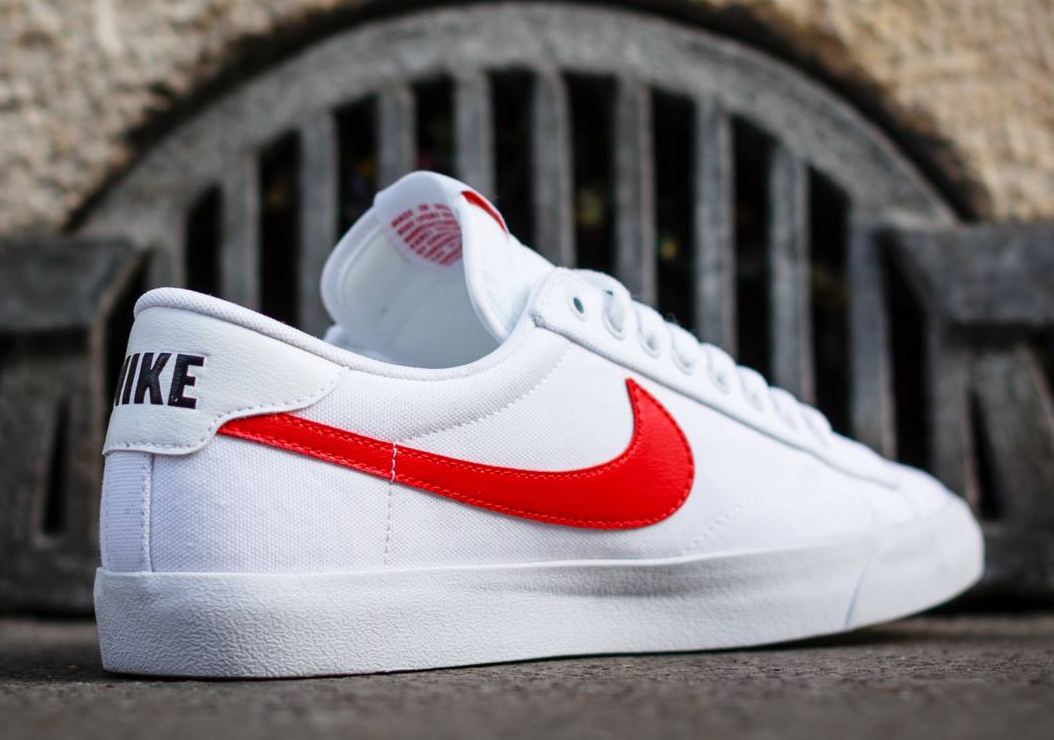 Nike Tennis Classic Ac White University Red 03