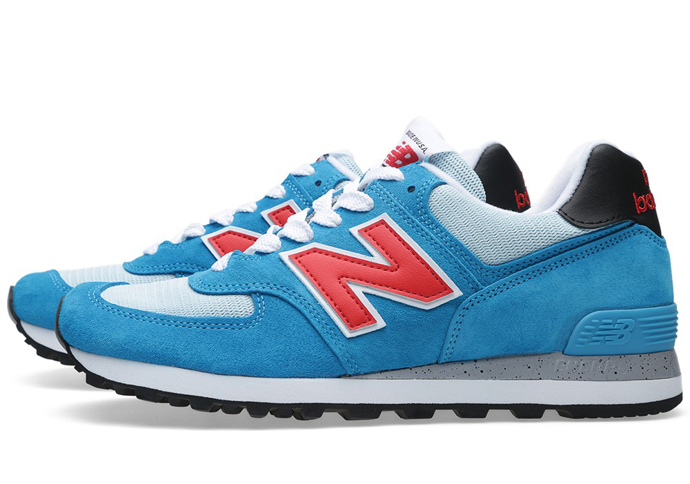 New Balance 574 Made Usa Aqua Blue Salmon 02