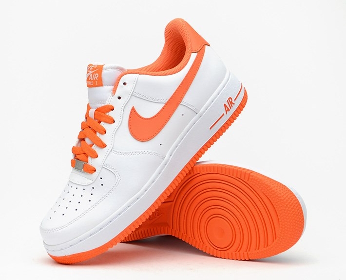 Nike Air Force 1 Low White Turf Orange 01