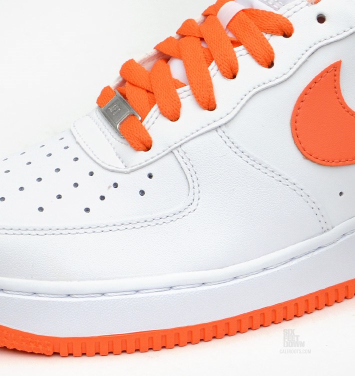 Nike Air Force 1 Low White Turf Orange 05