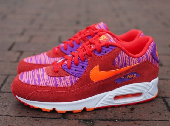 Nike Air Max 90 Essential - Light Crimson - Total Orange - Laser Purple