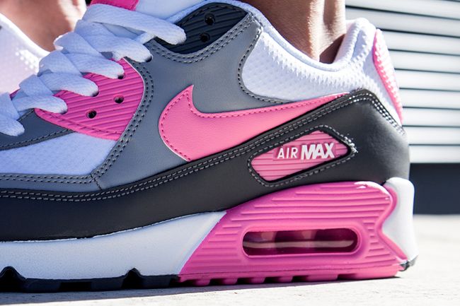 Nike Air Max 90 White Pink Glow Wolf Grey 04