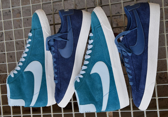 Nike Blazer Vintage "Turquoise" + "Obsidian"