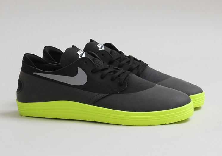 Nike SB Lunar One Shot - Black - Reflective Silver - Volt