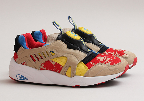 Puma Disc Blaze "Tropical" - Red - Yellow - Beige