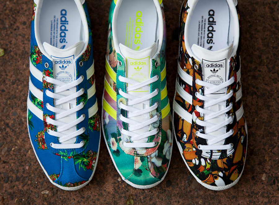 The Farm Company x adidas Originals Gazelle "Floral" Collection