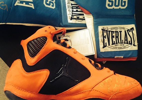 Andre Ward's Air Jordan 5 Inspired Boxing Shoe