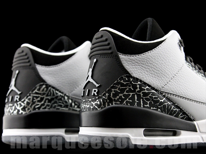 Jordan 3 Wolf Grey Metallic Silver Black White 01