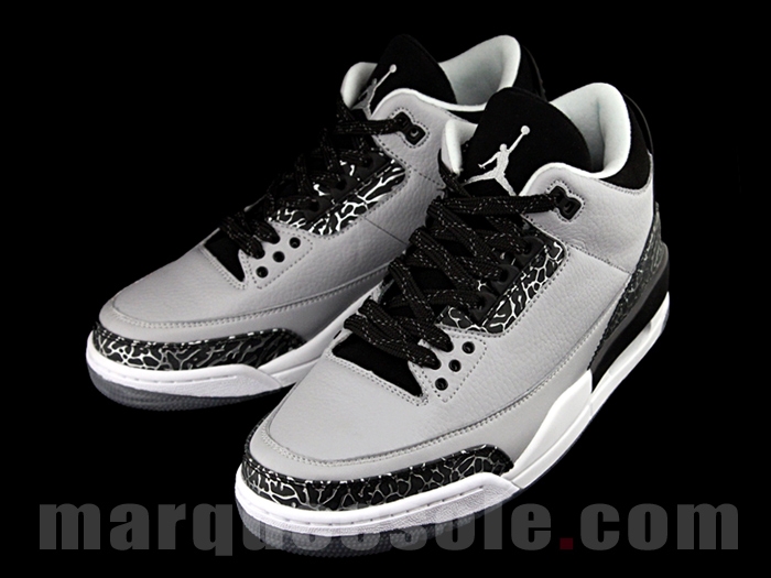 Jordan 3 Wolf Grey Metallic Silver Black White 04